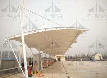 膜結(jié)構(gòu)車棚造型是如何分類的？
