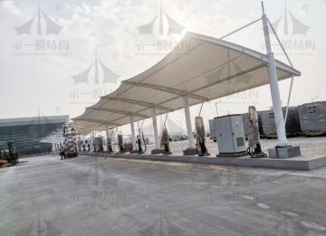 示一為您解說充電樁膜結(jié)構停車棚的發(fā)展趨勢